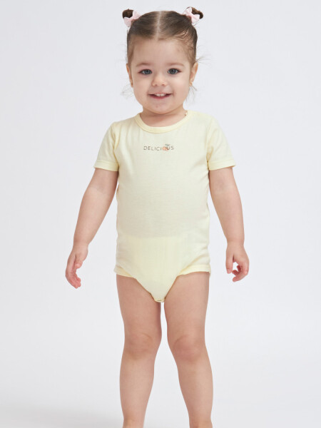 Body estampado Estampado Deliciuos - Amarillo