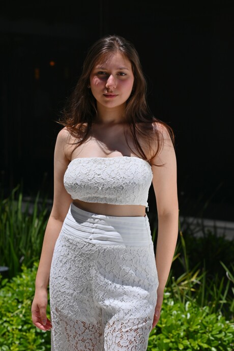 Pantalon Jana Off White