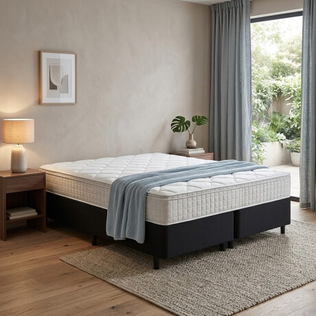 SOMMIER KING SIZE 2 MTS - BASE CAMA COLCHÓN DE BIOTERAPIA SOMMIER KING SIZE 2 MTS - BASE CAMA COLCHÓN DE BIOTERAPIA