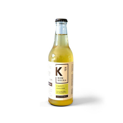 Kombucha Alchemy limon y jengibre 330ml Kombucha Alchemy Lim/jen 330ml