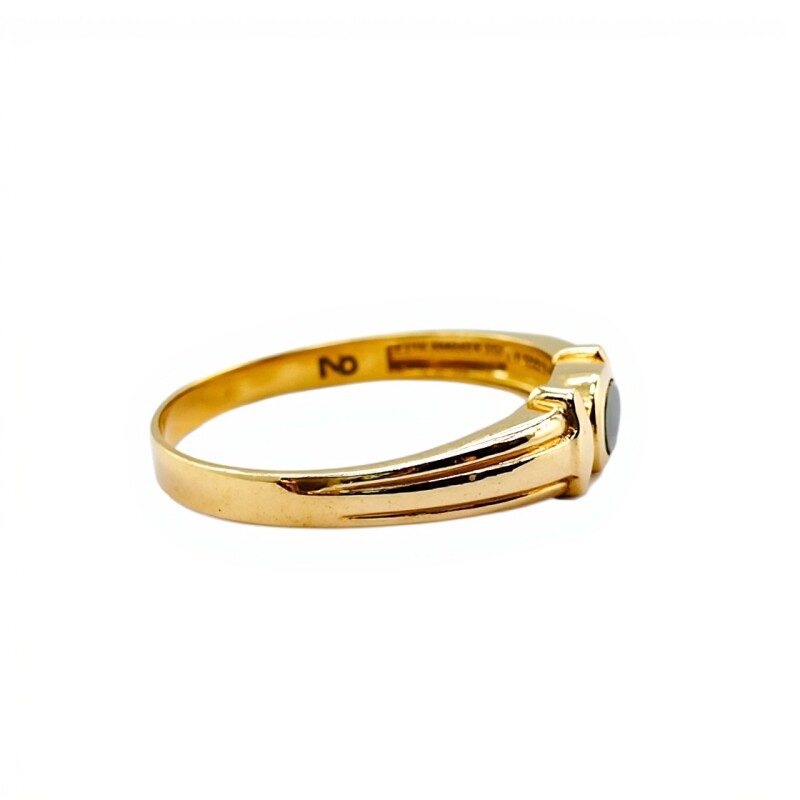 Anillo Solitario-Oro Bajo-Piedra Zafiro-AN8127 conpiedra