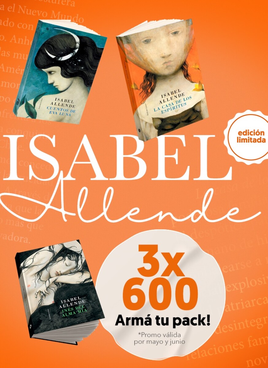 Pack Isabel Allende - 3 x $600 
