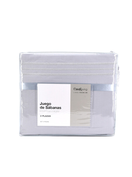 SABANAS JUEGO EGYPTIAN GRIS CLARO