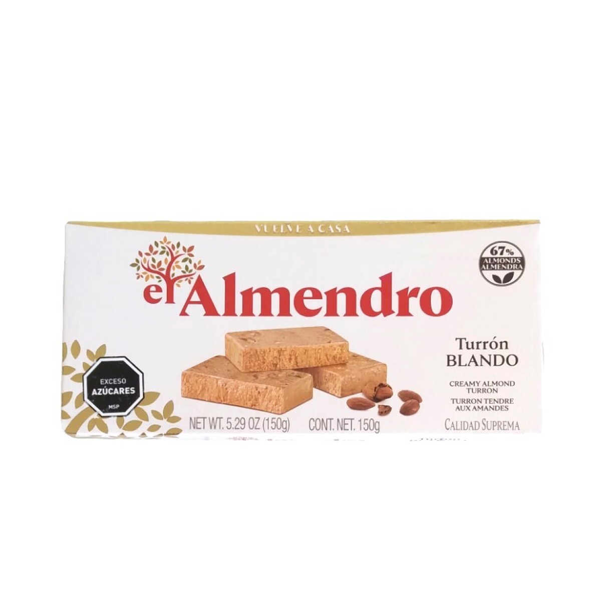 Turron Blando de Almendras - El Almendro 150g 