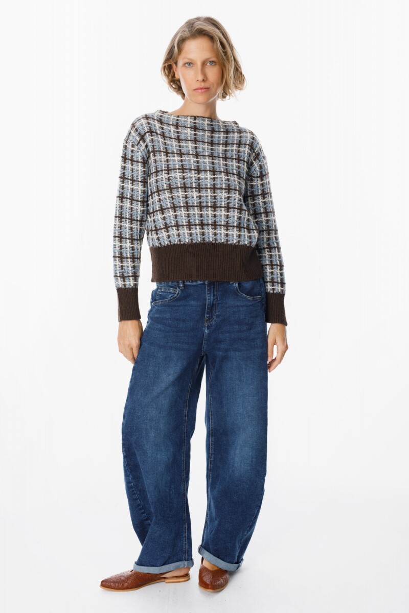 Sweater Chart Chocolate/Celeste