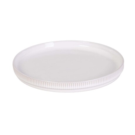 PLATO CERAMICA BLANCO ALLIE