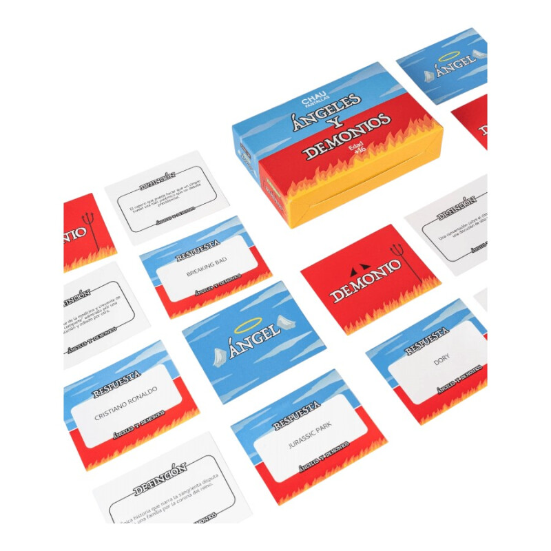 Juego de Cartas Ángeles y Demonios Chau Pantallas Juego de Cartas Ángeles y Demonios Chau Pantallas