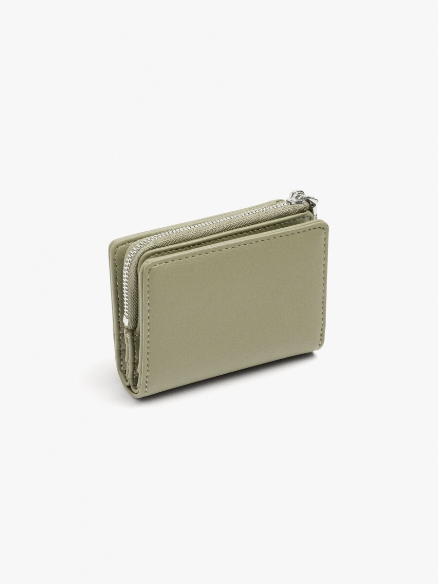 Cartera Básica Con Textura gris