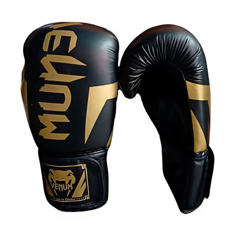 Guantes de Boxeo Negros Venum 14oz Diseño 829-46 NEGRO