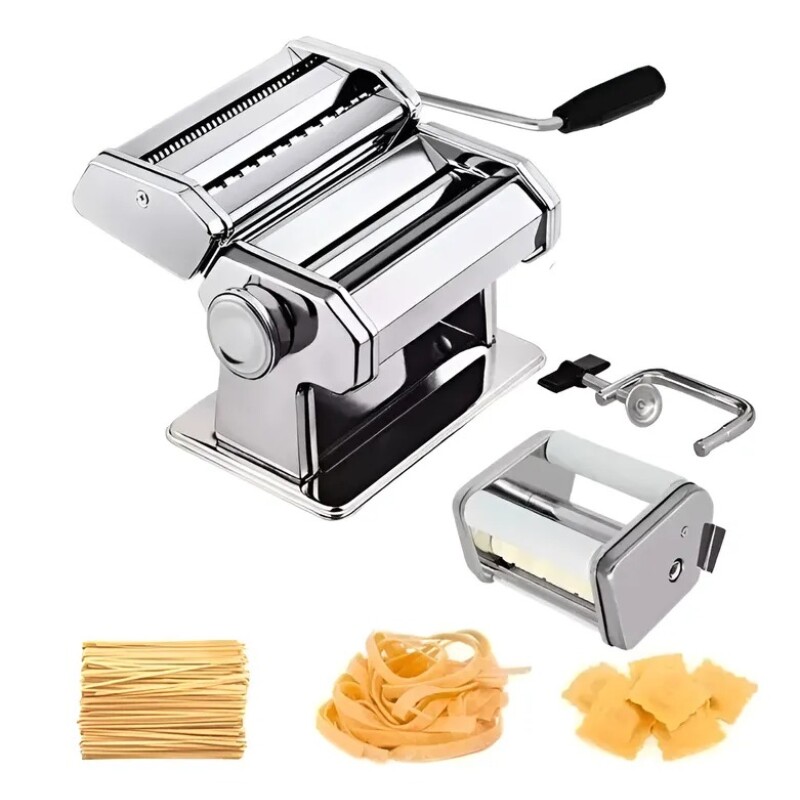 Máquina Para Pasta Ravioles Y Tallarines Acero Inoxidable Máquina Para Pasta Ravioles Y Tallarines Acero Inoxidable