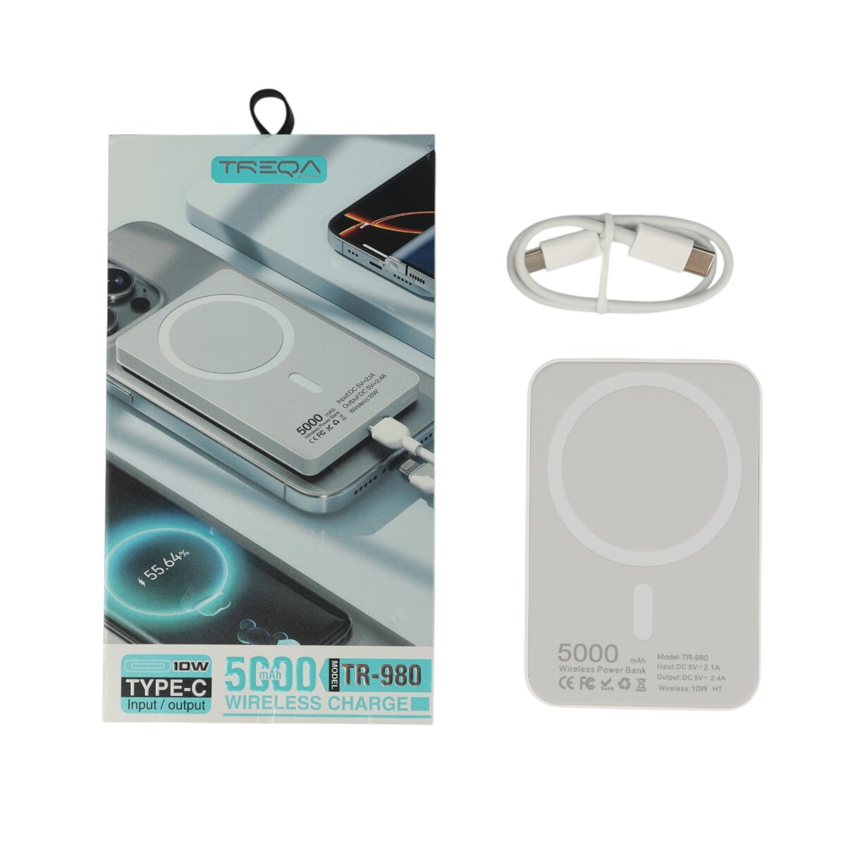 POWER BANK DE CARGA MAGNETICA 5000MAH 