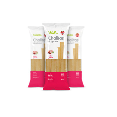 Galletitas Chalitas Sabor Jamón Sin Gluten 100g Chalitas Jamon S/g