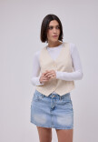 Chaleco Roma beige