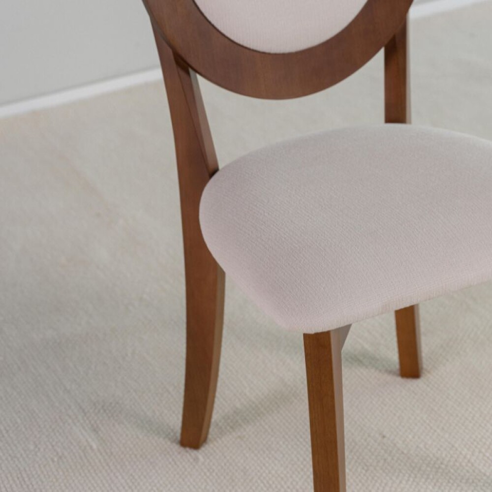 Silla Medallón Natural / crudo