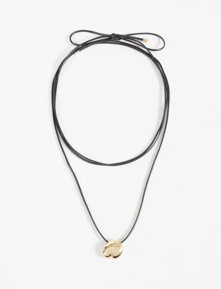 Collar cordón dije bold - dorado 