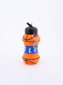 BOTELLA PELOTA BASKET SILICONA NARANJA