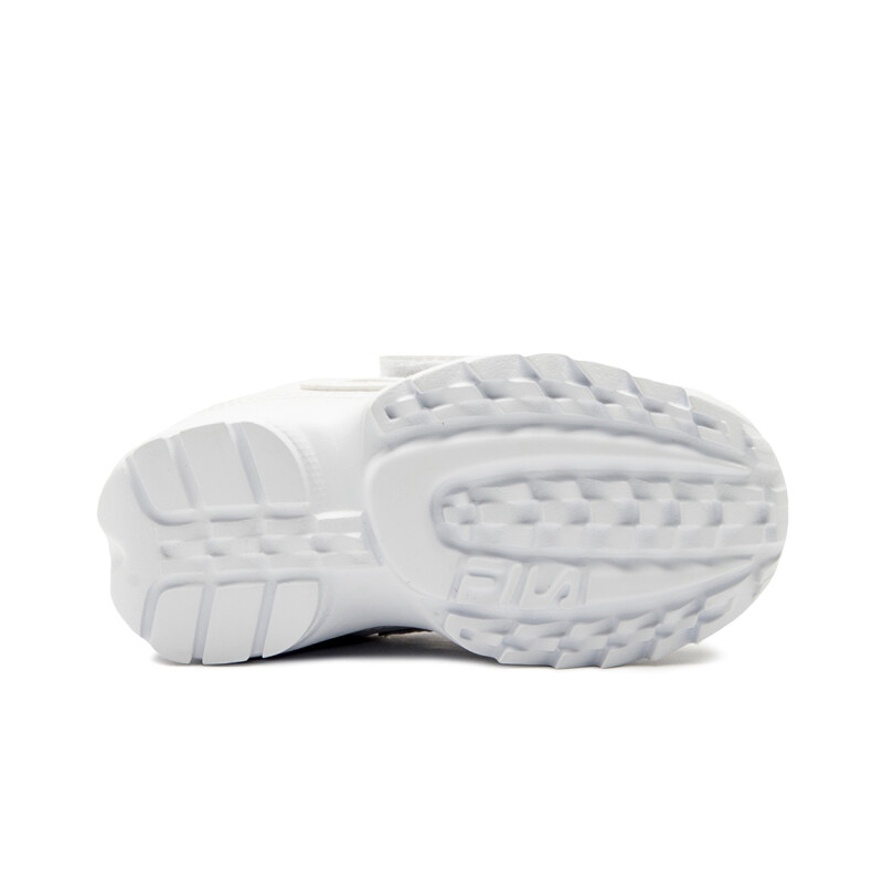 Championes Bebé Fila Disruptor con Velcro Blanco-Marino