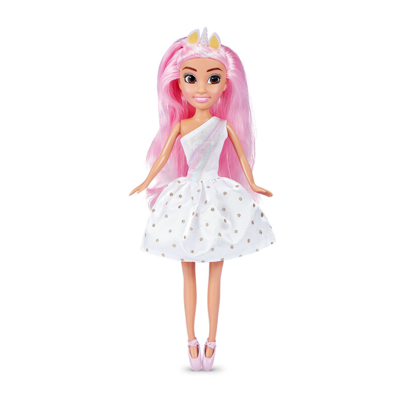 Muñeca Princesa Unicornio Sparkle Girlz Zuru Rosa
