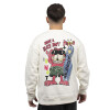 BUZOS ACTIVE HODDIE CON ESTAMPA Unisex - XC01 Blanco