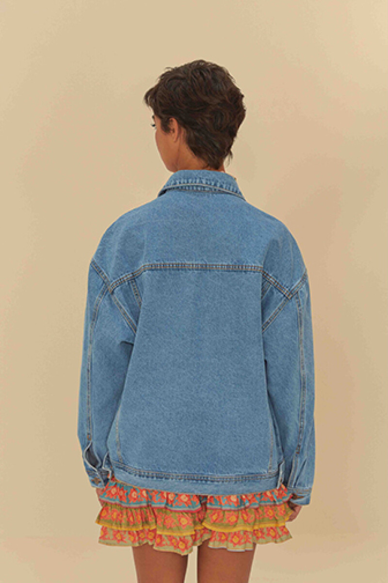 CHAQUETA DENIM Azul