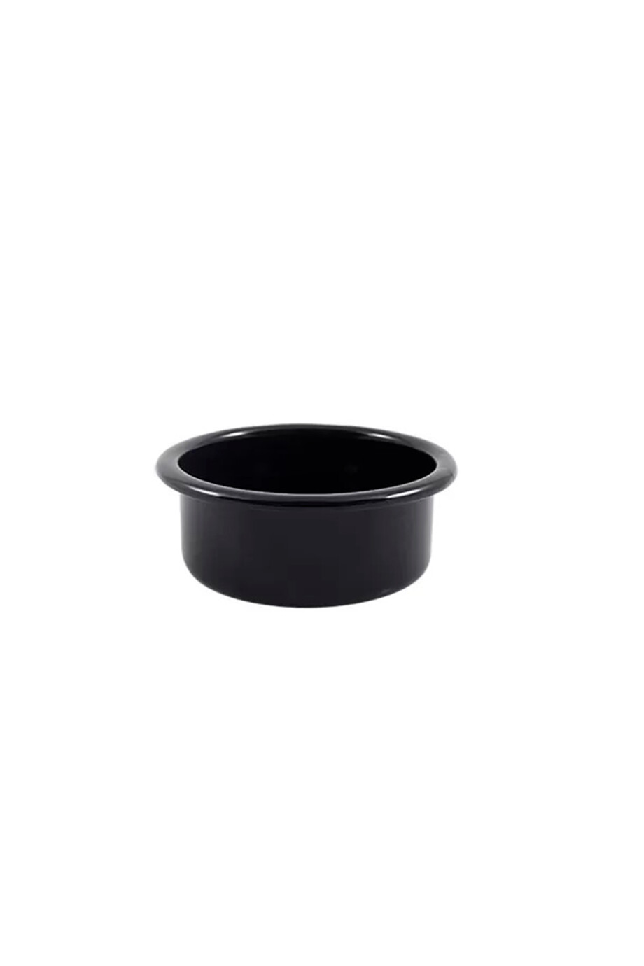 Recipiente Pequeño Enlozado Negro