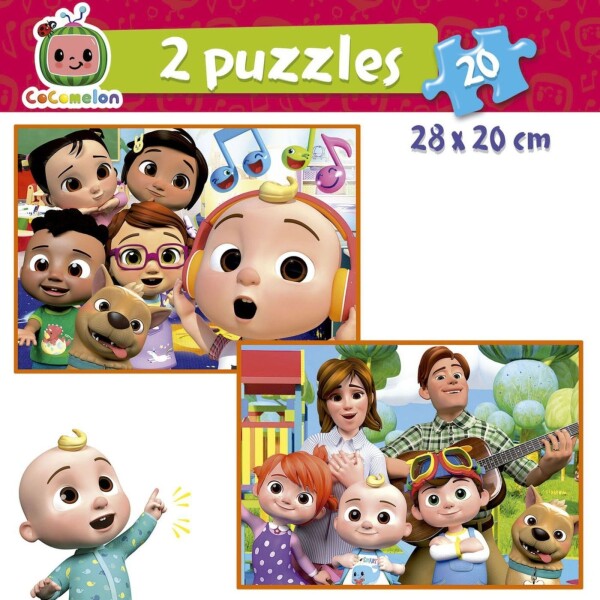 Set 2 Puzzles Educa Rompecabeza 20 Piezas Cocomelon Infantil Set 2 Puzzles Educa Rompecabeza 20 Piezas Cocomelon Infantil