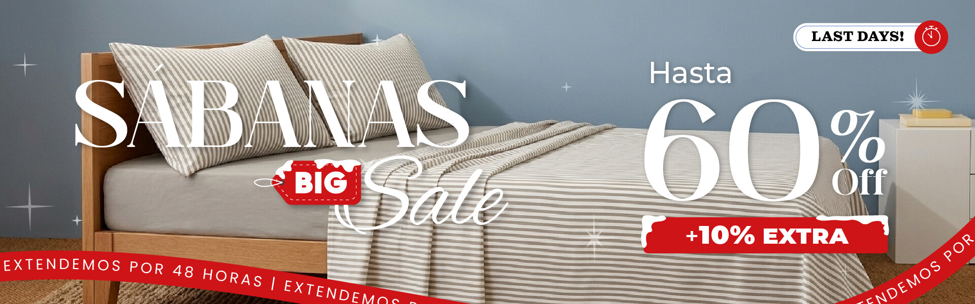 LASTDAYS - WINTER BIG SALE | SÁBANAS