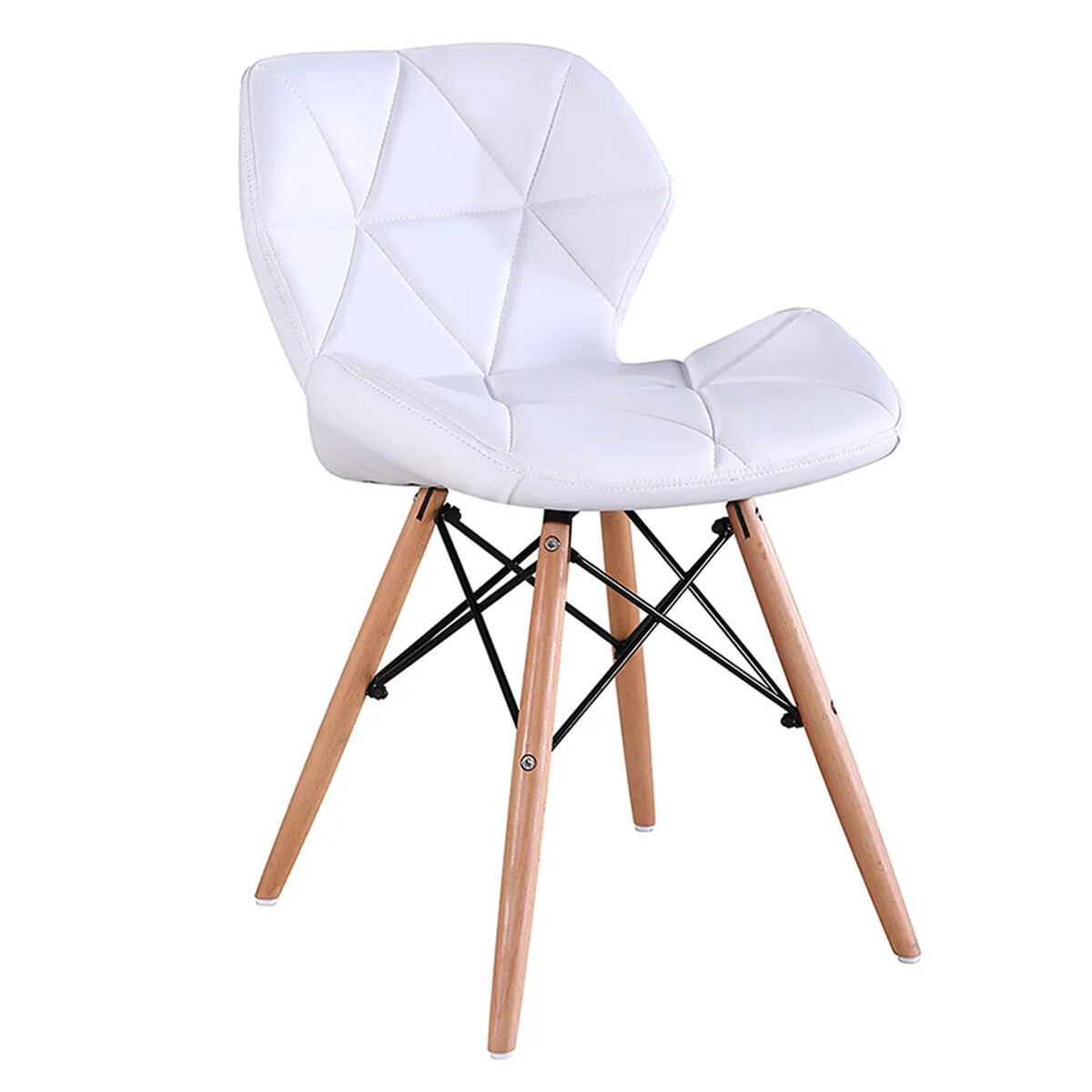 Silla Victoria Eames acolchonada - BLANCO 
