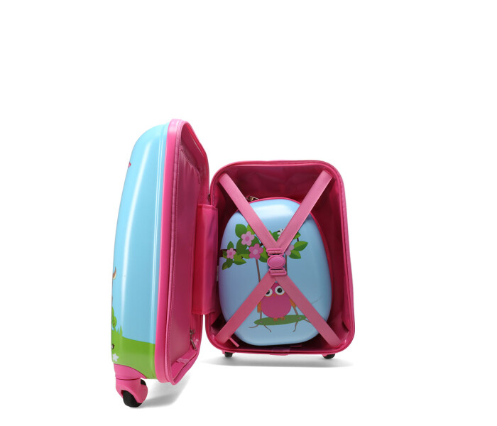 Valija MINI Miss Carol ENJOY Set mochila y valija para niños Rosado