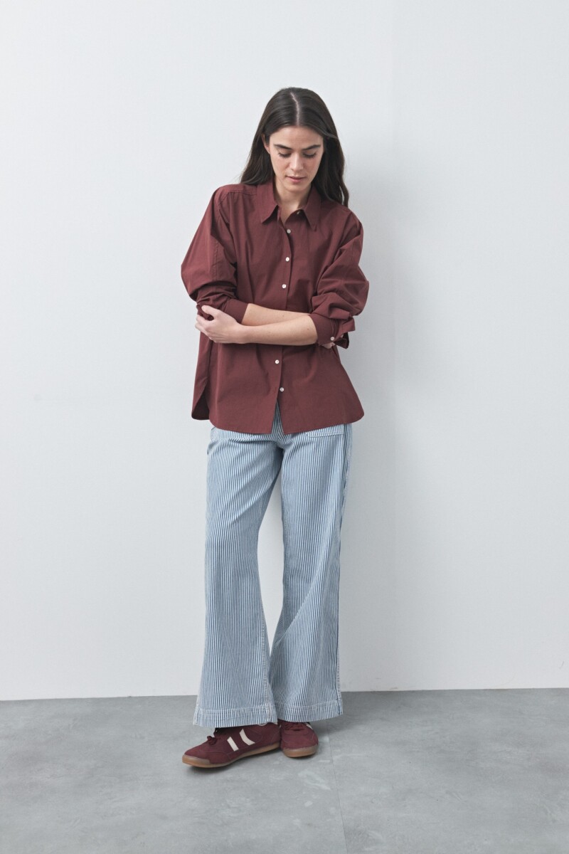 CAMISA CHRISTA Borra de Vino