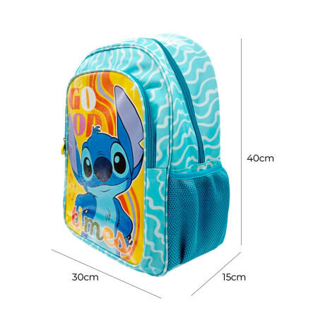 Mochila Infantil 40cm Intensamente 2 Stitch Disney Stitch M2