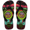 Sandalias Infantiles Havaianas Top Kids Holographic Verde - Amarillo Limón - Negro