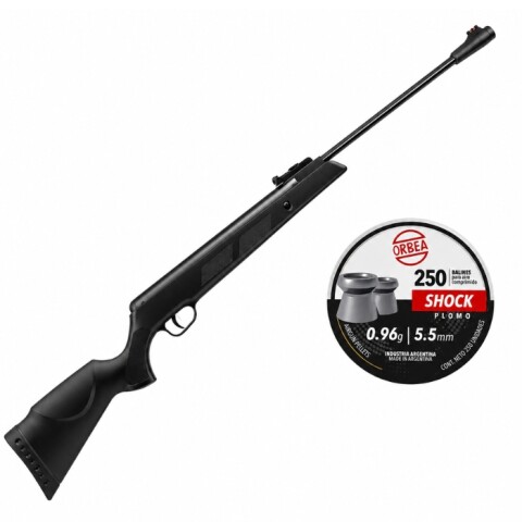 Rifle Nitro Pistón Artemis Camuflada Calibre 5,5mm Negro