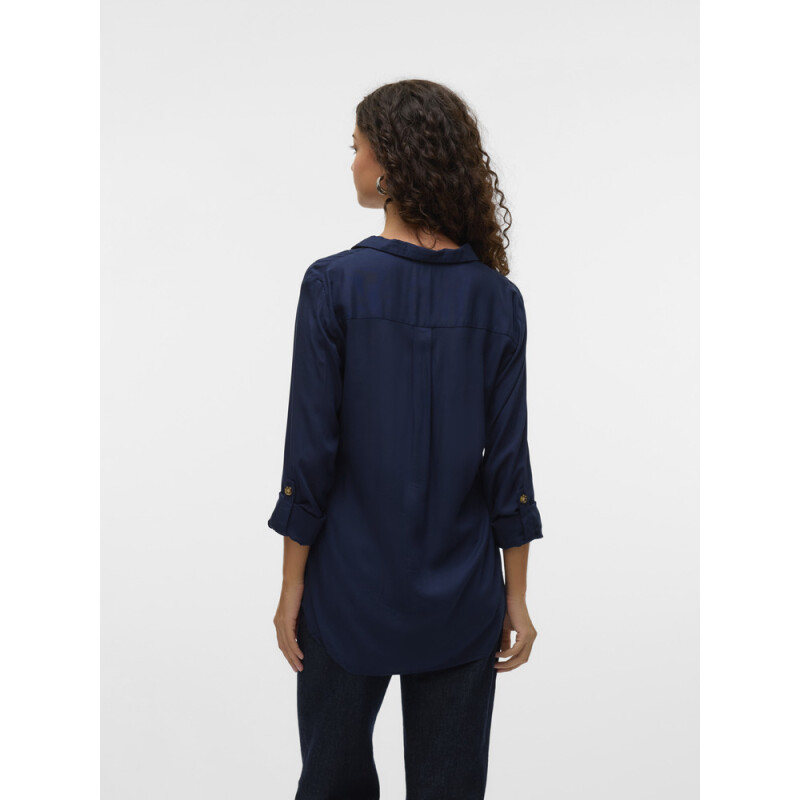 VMBUMPY L/S SHIRT NEW WVN GA NOOS Navy Blazer