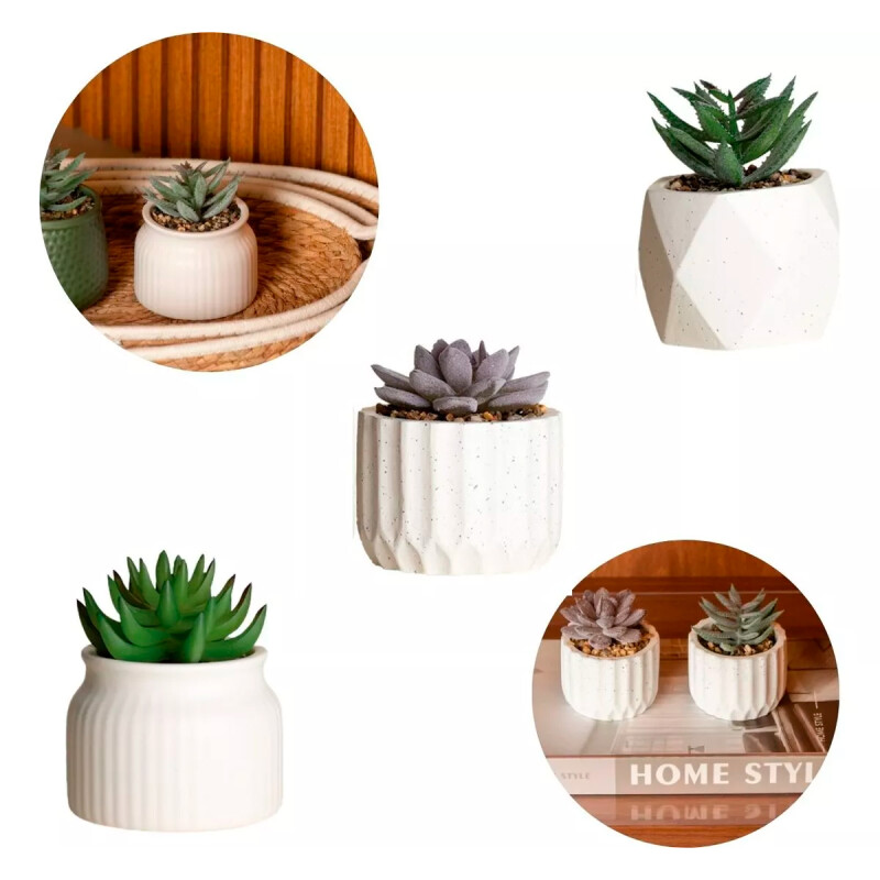 Mini planta artificial 7,5 X 11,3cm SURTIDO