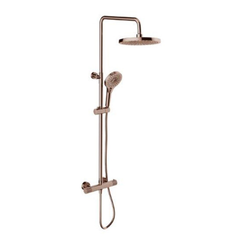 Griferia Barra Ducha En Ac Inox Color Bronce Cepillado - Serie Signature 000