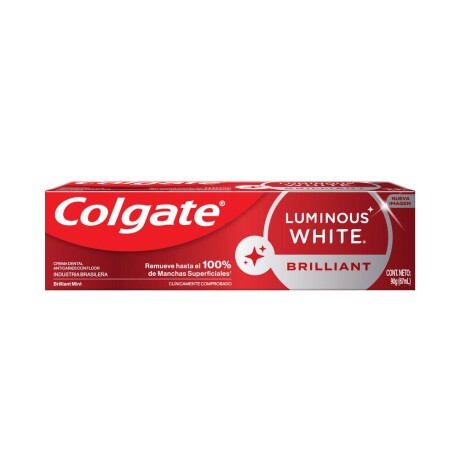 Pasta Dental Colgate Luminous White Brilliant 90 G Pasta Dental Colgate Luminous White Brilliant 90 G