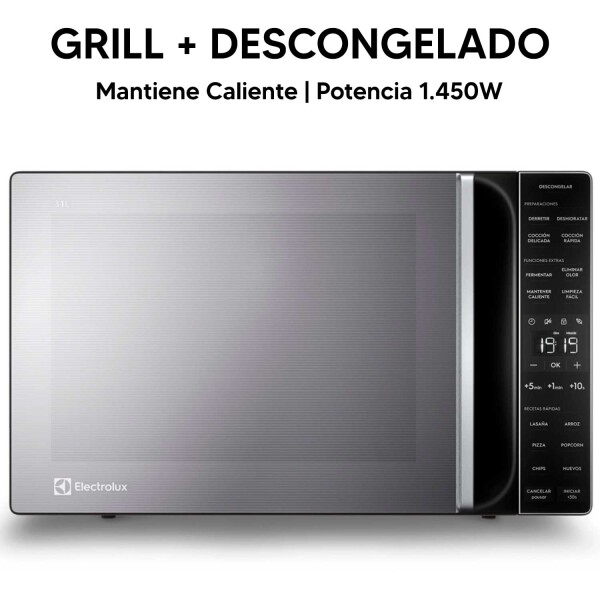 Microondas Digital Electrolux Emdy3s5mxm MICROONDAS ELECTROLUX 31L EMDY31S5MXM