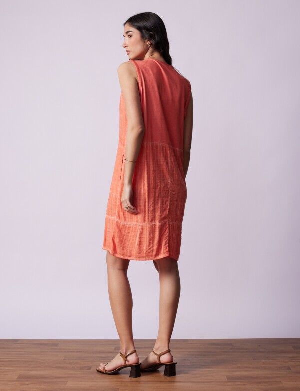 Vestido Solid ANARANJADO