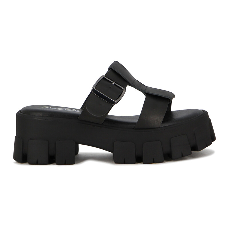 Sandalias Mujer Darkness Plataforma Negro-negro