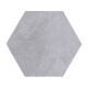 Ceramica Hexagonal Gris 114.5X114.5Cm Pared Piscina