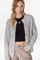Cardigan Ixia Gris