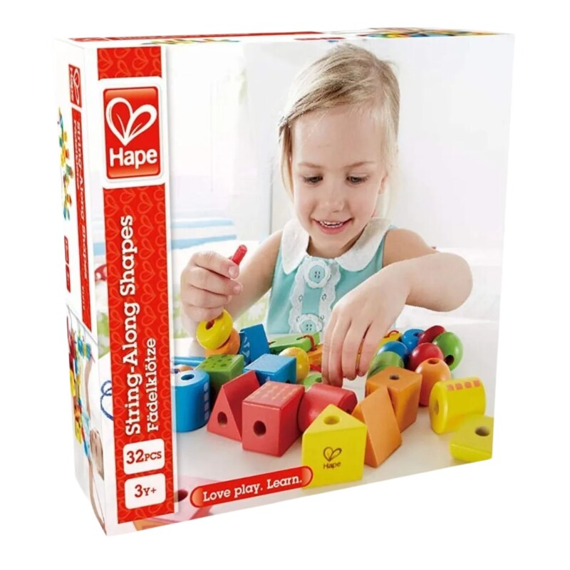 Juego Cordones Creativos Hape Con Bloques Juego Cordones Creativos Hape Con Bloques