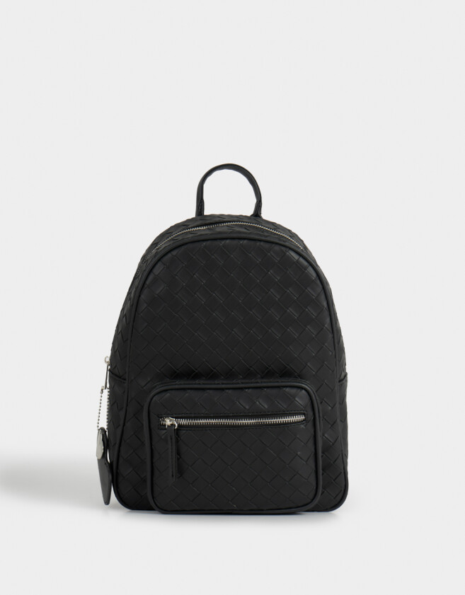 Mochilas Urbanas Mochila Trenzada - Negro