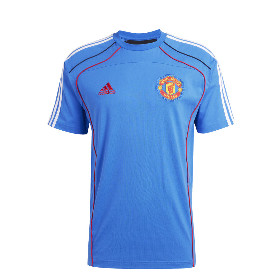 Remera de Hombre Adidas Manchester United Azul - Rojo - Blanco