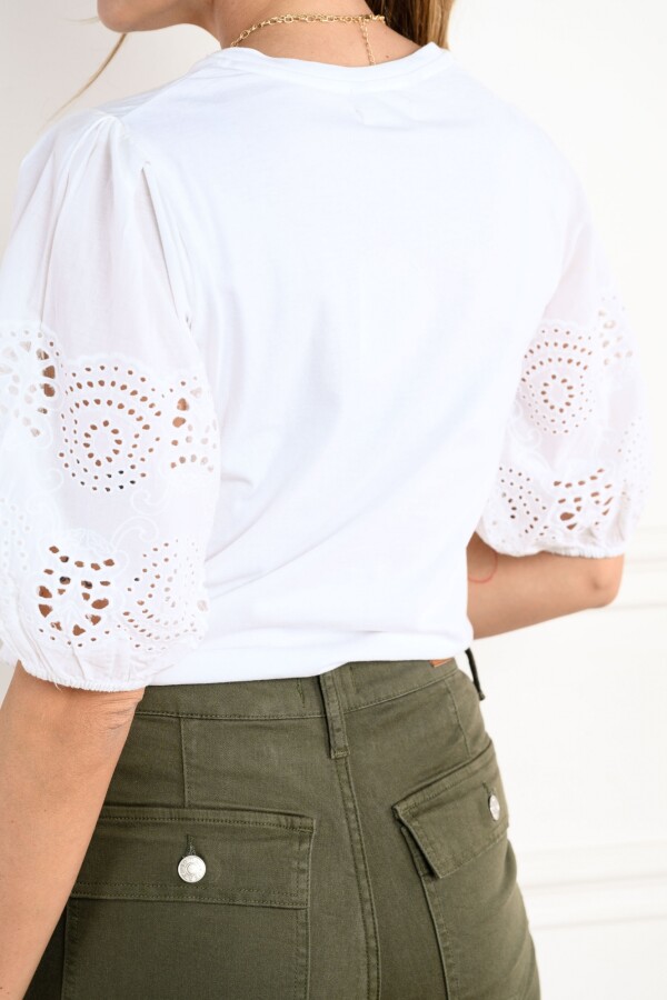 Top Combinado Blanco