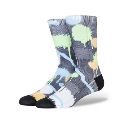 Medias Crocs Spray Dye Negro