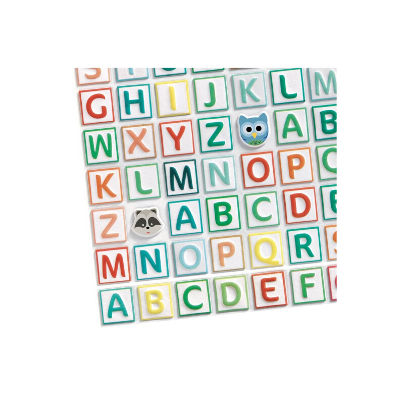 Stickers con Relieve 3D Alfabeto 300 Unidades Djeco Stickers con Relieve 3D Alfabeto 300 Unidades Djeco