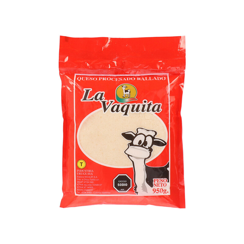 QUESO RALLADO LA VAQUITA 950G Queso Rallado La Vaquita 950g