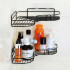 Estante Organizador Esquinero Set de 2 Accesorios Baño Ducha Adhesivo Imback Color Negro Estante Organizador Esquinero Set de 2 Accesorios Baño Ducha Adhesivo Imback Color Negro